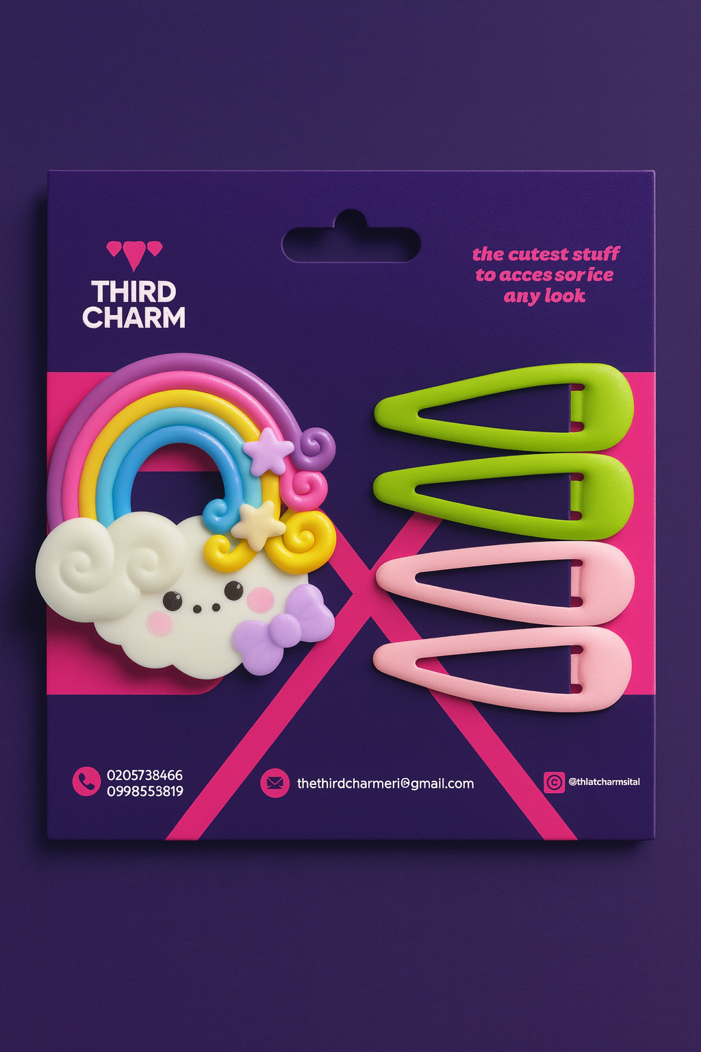 Rainbow Dreams Hair Clip Set