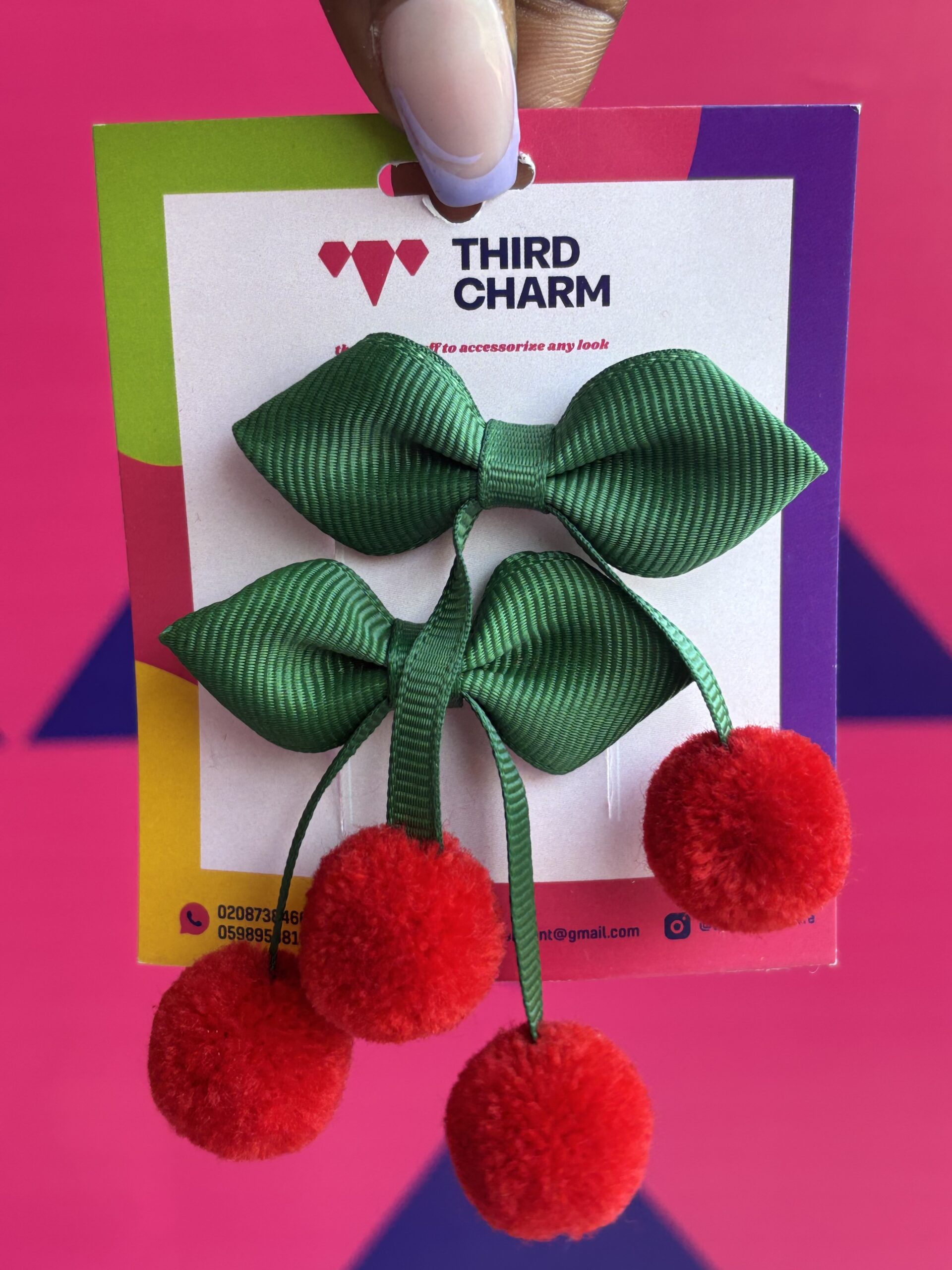 Cherry Hairclip