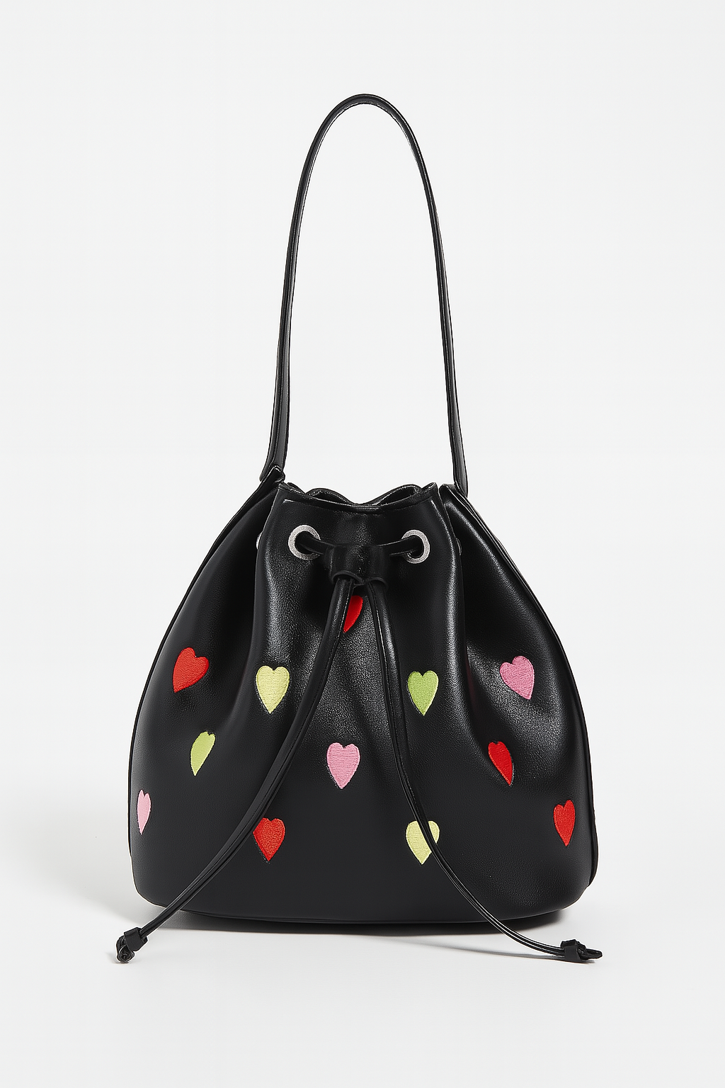Heartstring Drawstring Bag