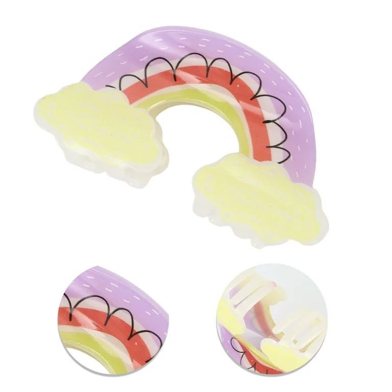 Rainbow Cloud Hair Claws