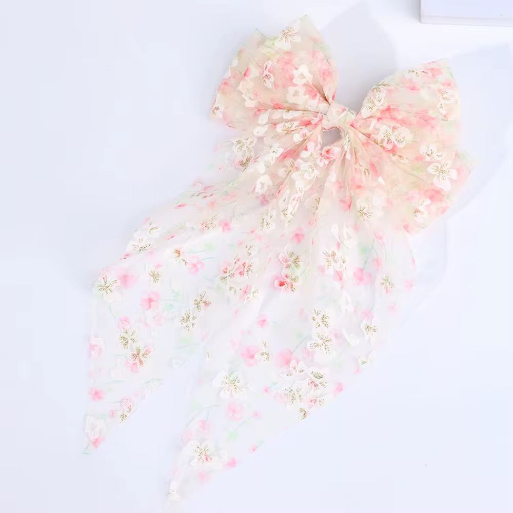 Mesh Flower Long Tail