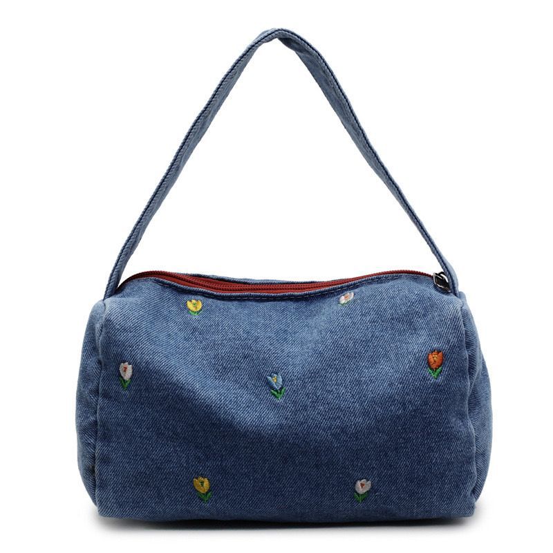 Bloom Denim Handbag