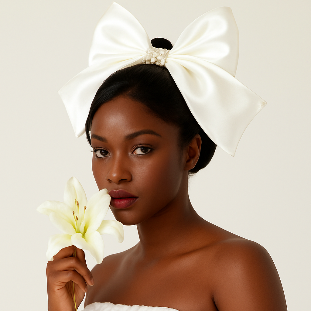 Regalia Pearl Bow Clip