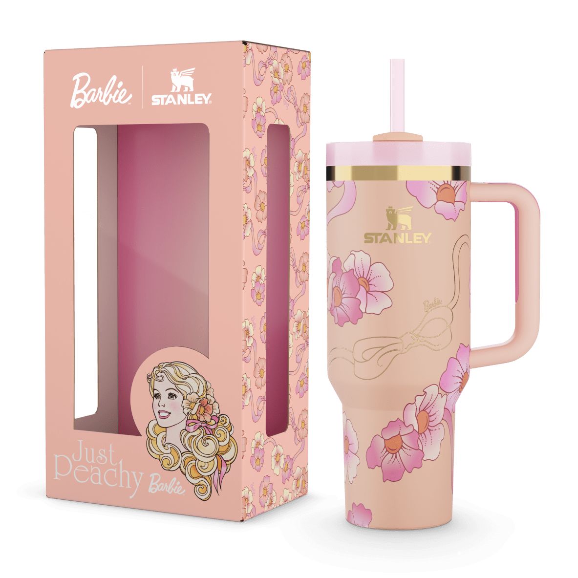 Stanley x Barbie Quencher Tumbler – Floral Dreams Edition