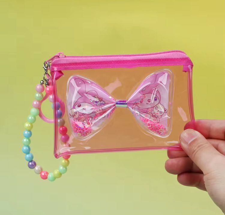 Clear Bow Tie Purse