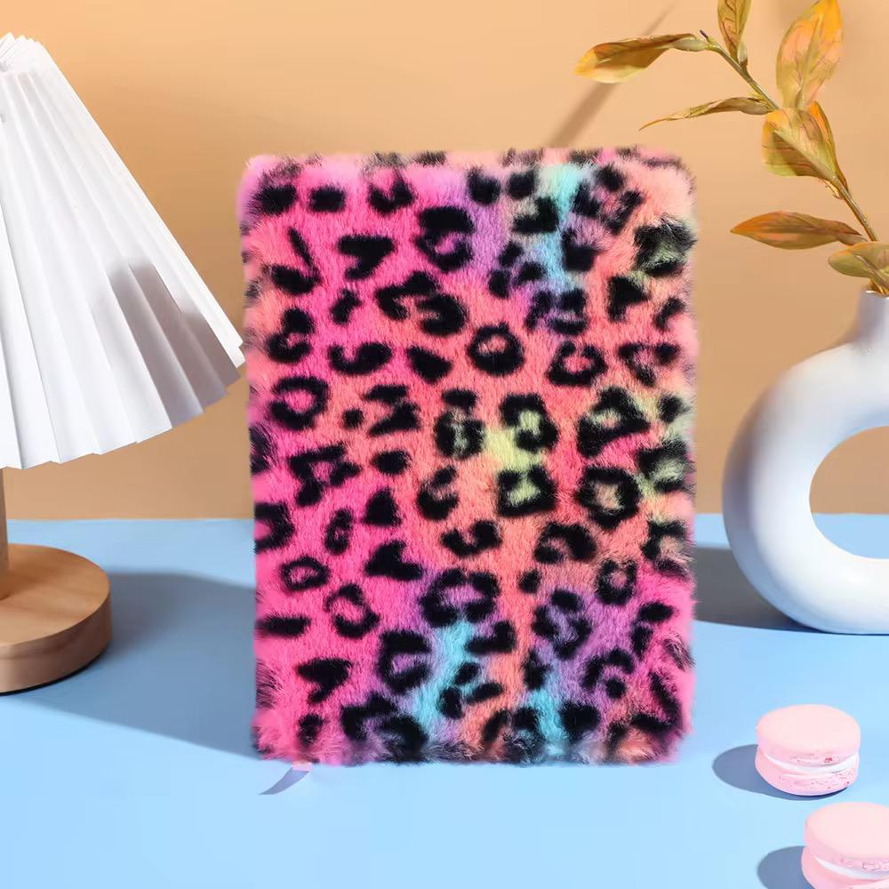 Animal Print Fluffy Journal