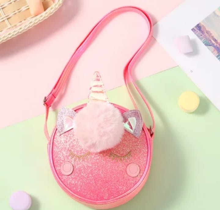 Round Unicorn Sling Bag