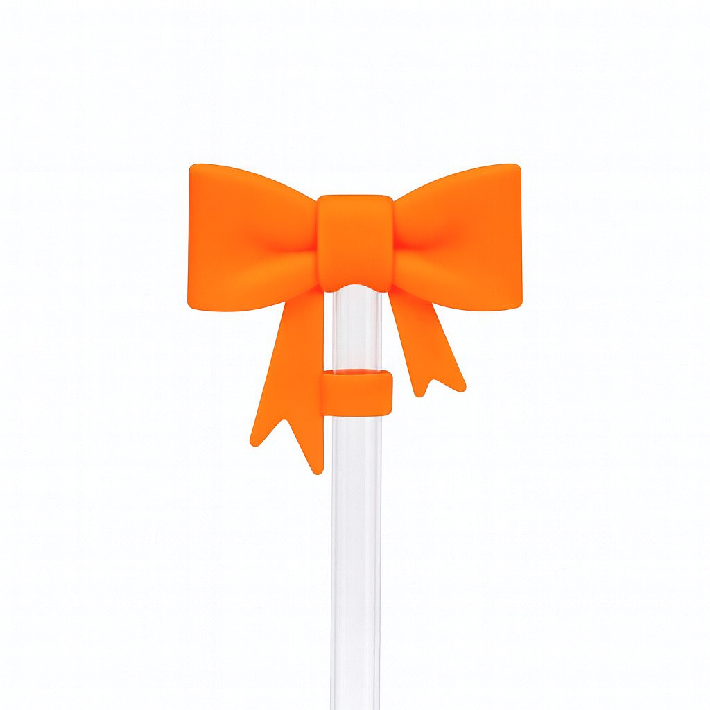 Charm Bow Straw Toppers